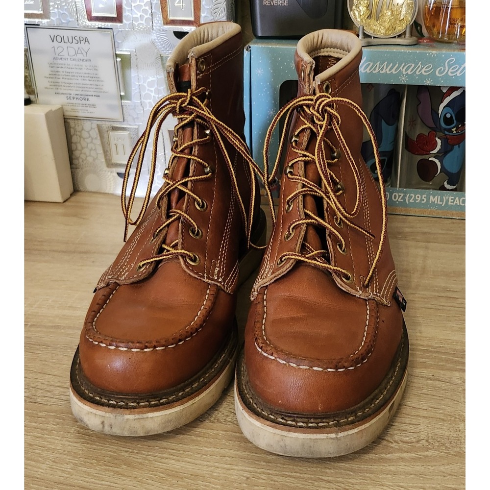 Thorogood 6" American Heritage Men's Wedge Boot - Tobacco (814-4200) Size 8D
